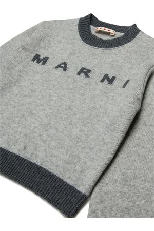 maglione in lana grigio MARNI KIDS | M00993M00ML0M923